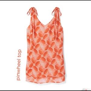 CAbi Pinwheel Top Tank Tie Shoulder Style 5358